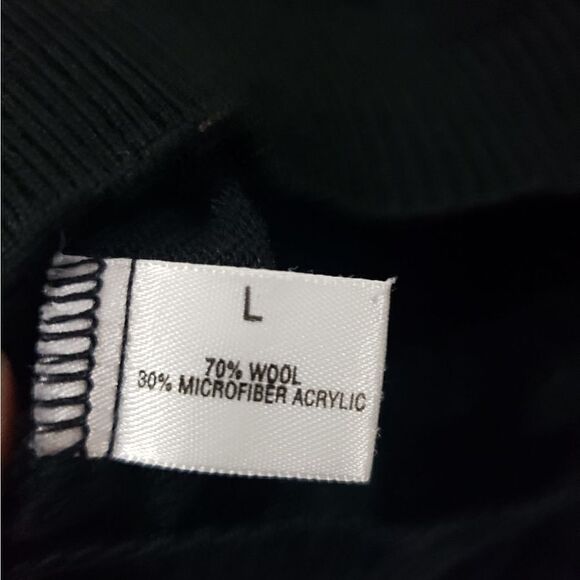 Vintage Grandpa Sweater Wool Blend Size Large St Croix Knits - Picture 6 of 8